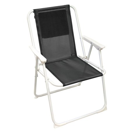 SUPERHEROSTUFF Portable Beach Chair, Black PA2633317